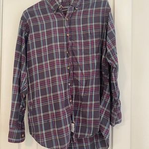 Purple Plaid Button-down